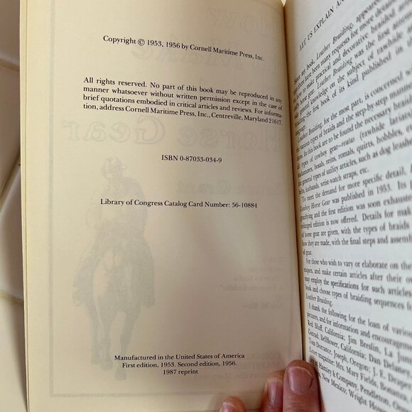 How to Make Cowboy Horse Gear PB Bruce Grant 1987 186 pg Rawhide Headstall Reins - Picture 9 of 11